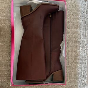 Vince Camuto Knee-High Brown Heeled Boots NWT